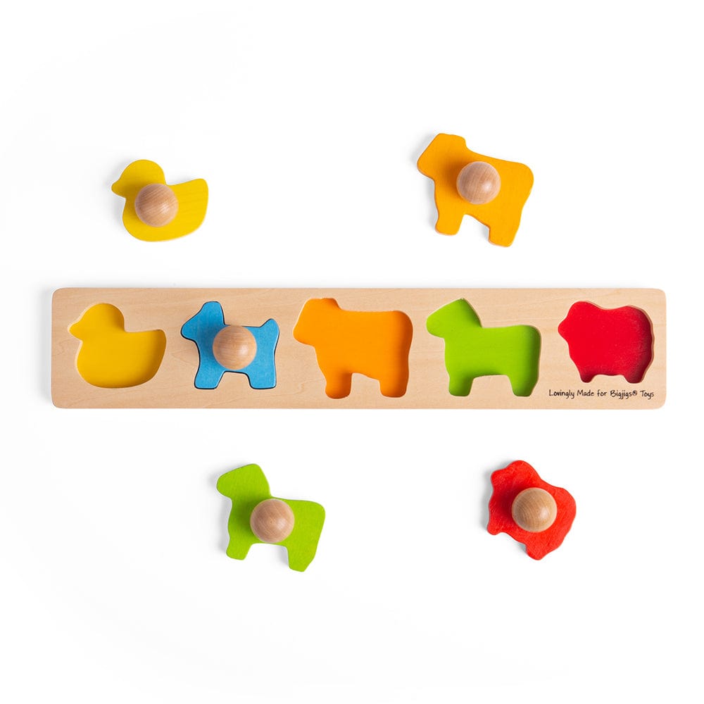 Bigjigs Baby Bigjigs Toys Animal Matching Board