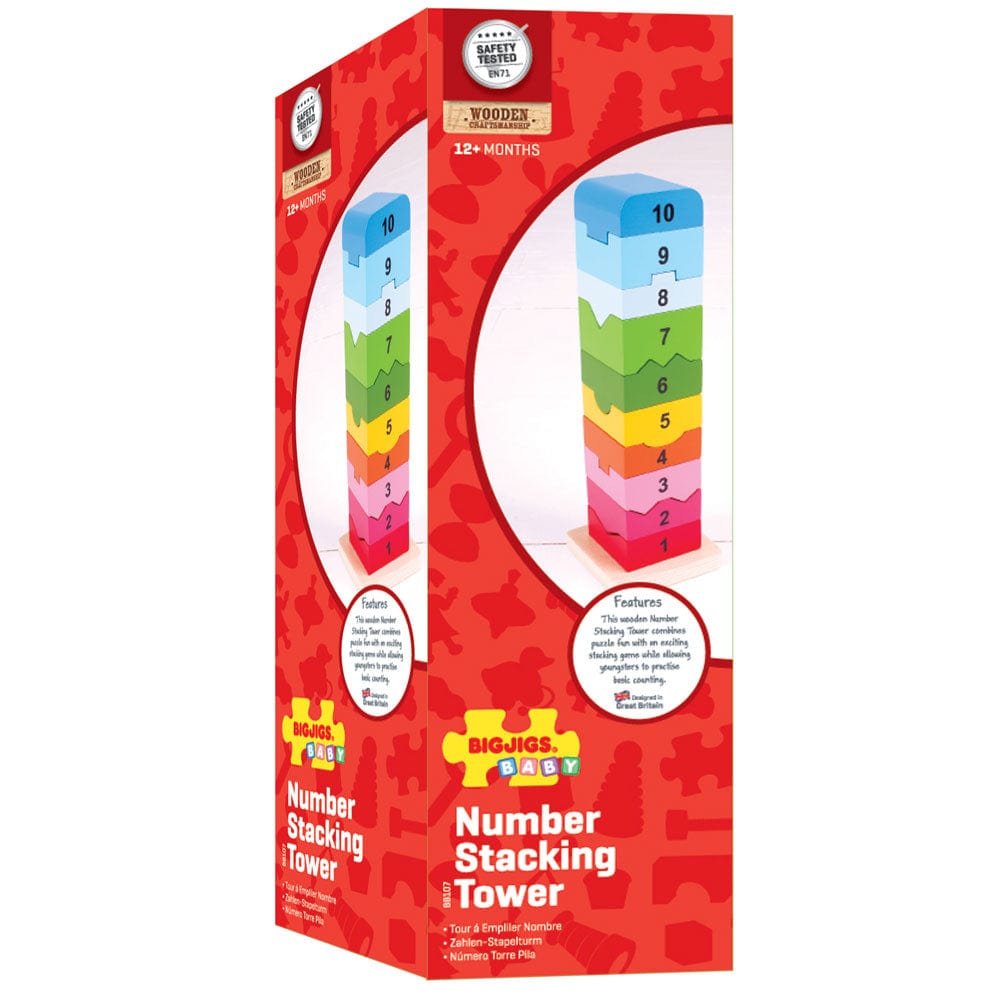 Bigjigs Baby Number Tower