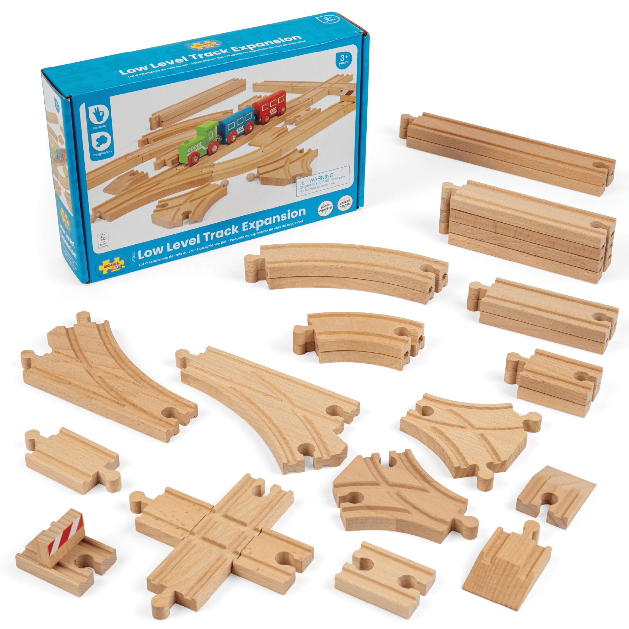 Bigjigs Rail Bigjigs Rail Low Level Track Expansion Pack