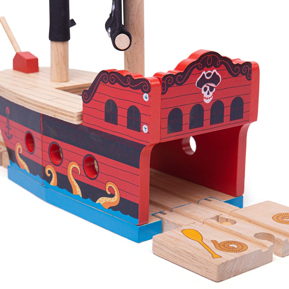 Bigjigs Rail Pirate Galleon Tunnel