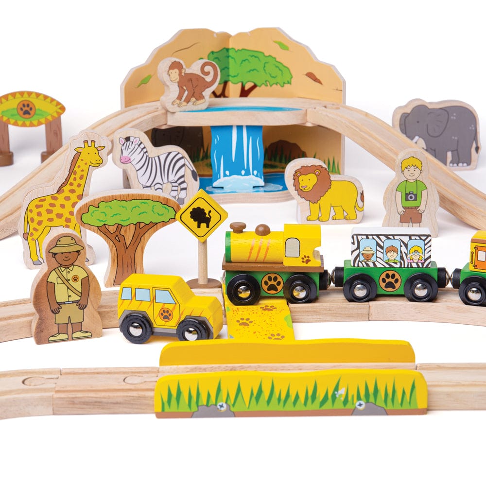 Bigjigs Rail Safari Train Set