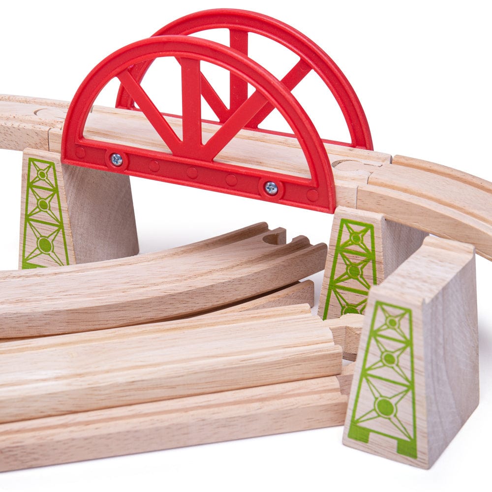 Bigjigs Rail Toy Trains & Train Sets Bigjigs Rail Bridge Expansion Set