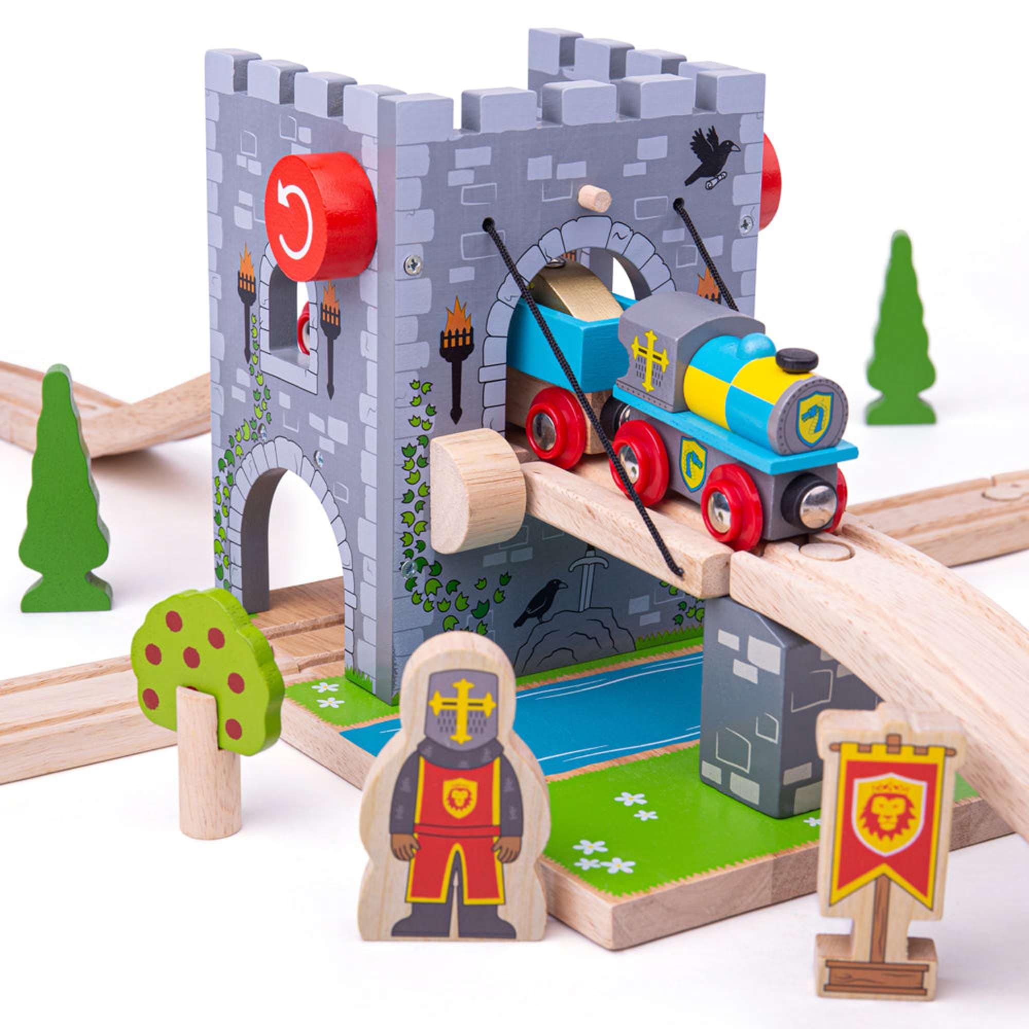 Bigjigs Rail Toy Trains & Train Sets Bigjigs Rail Wooden Drawbridge