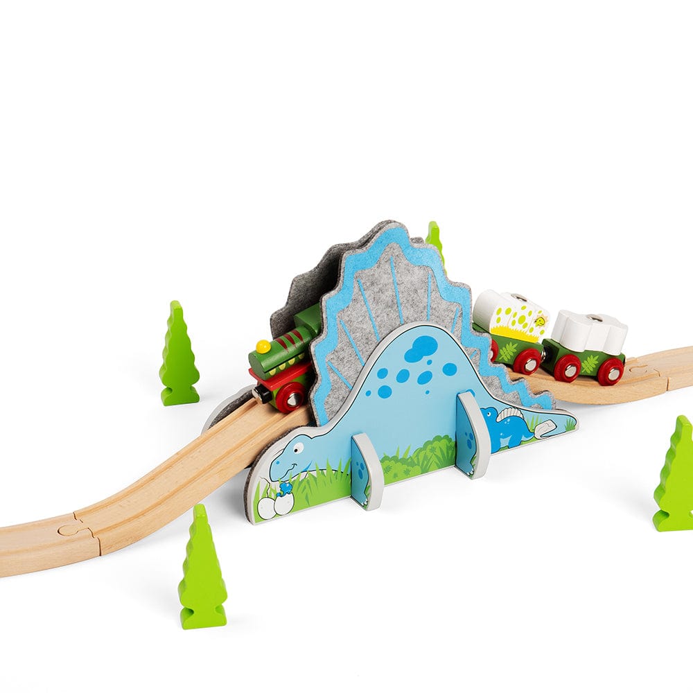 Bigjigs Rail Train Set Accessories Bigjigs Rail Dino Riser Tunnel