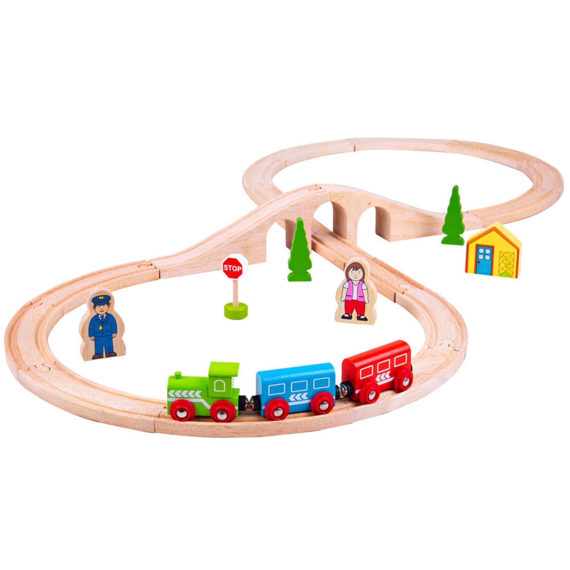 Bigjigs Rail Train Set Bigjigs Rail Figure of Eight Train Set