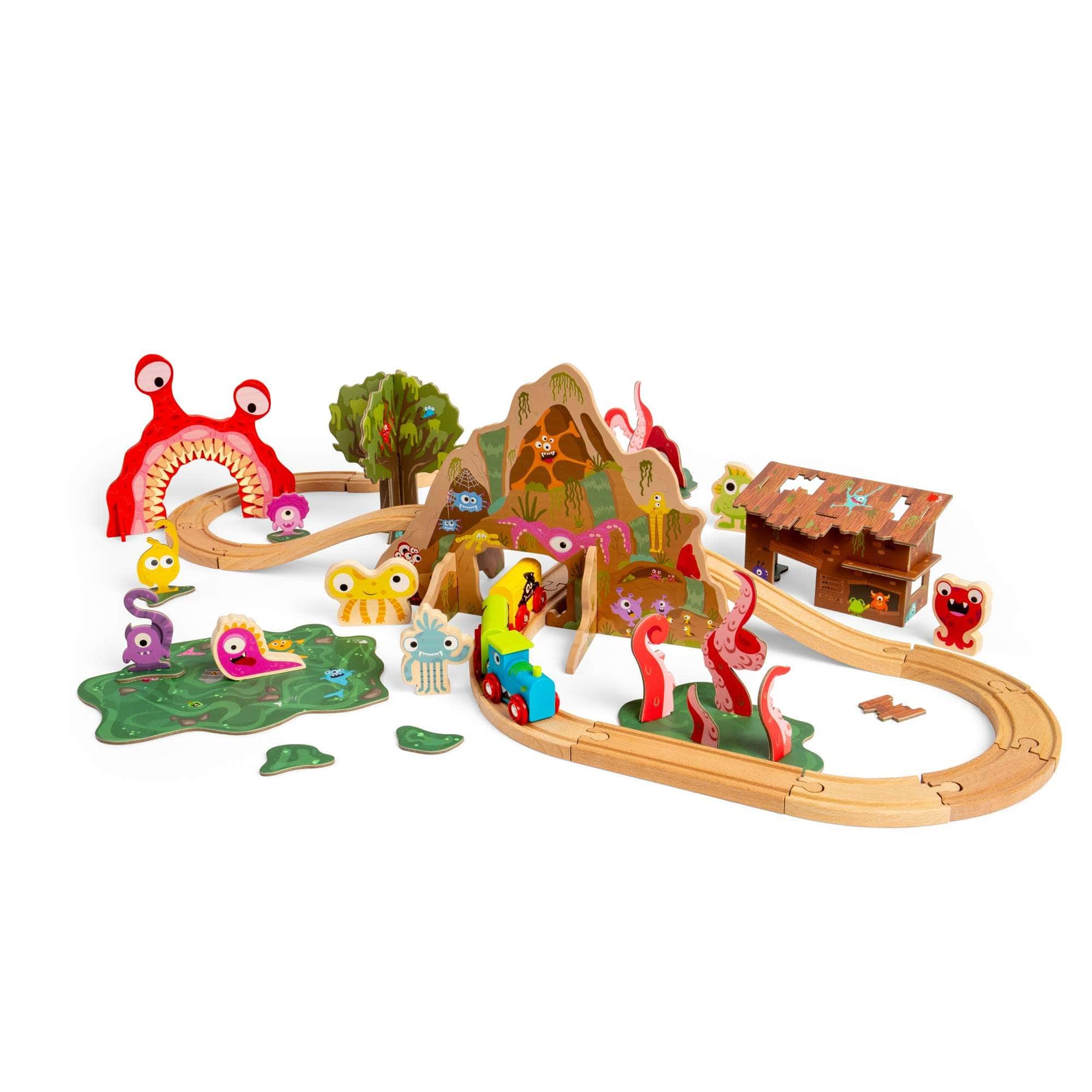 Bigjigs Rail Train Set Bigjigs Rail Monster Train Set