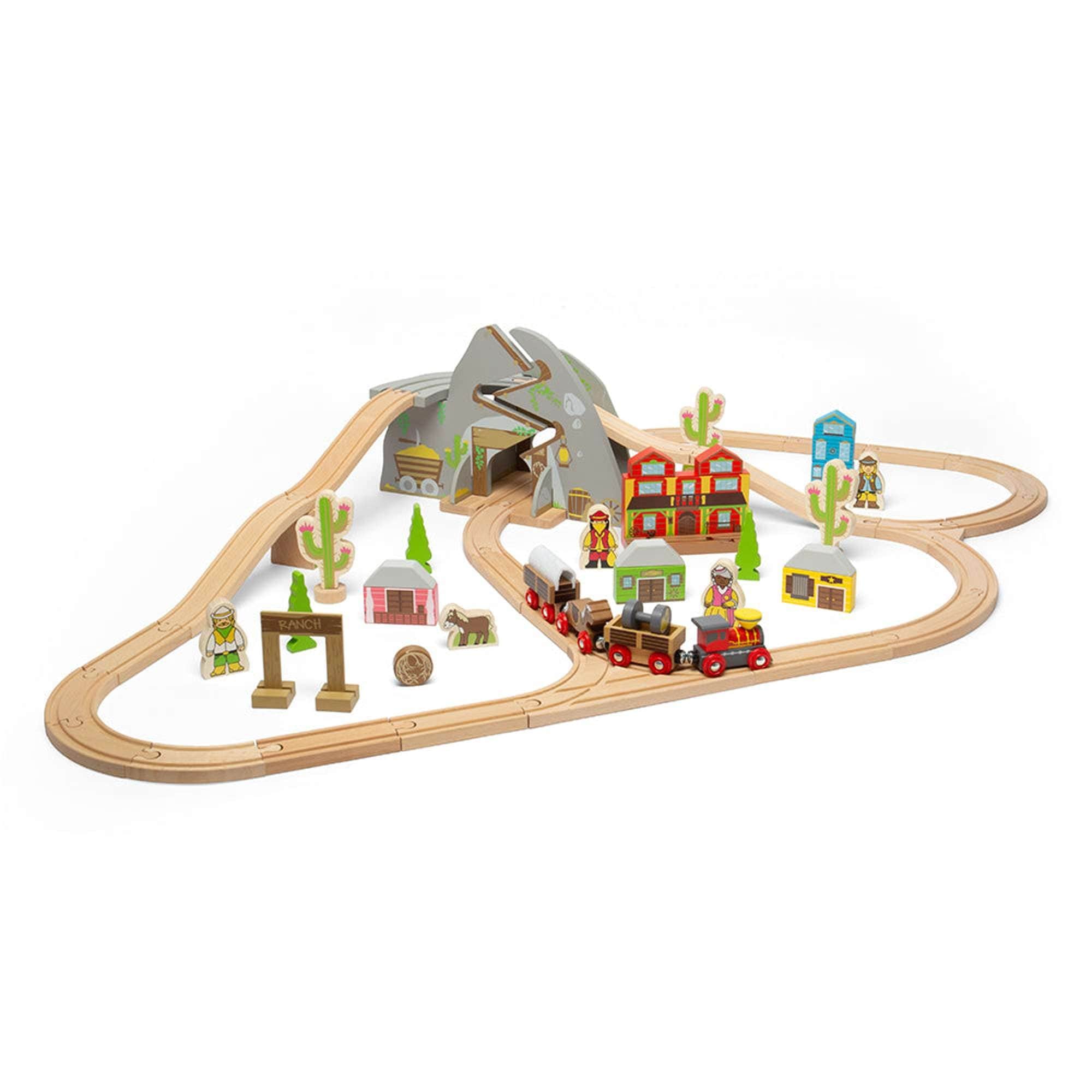 Bigjigs Rail Train Set Bigjigs Rail Wild West Train Set