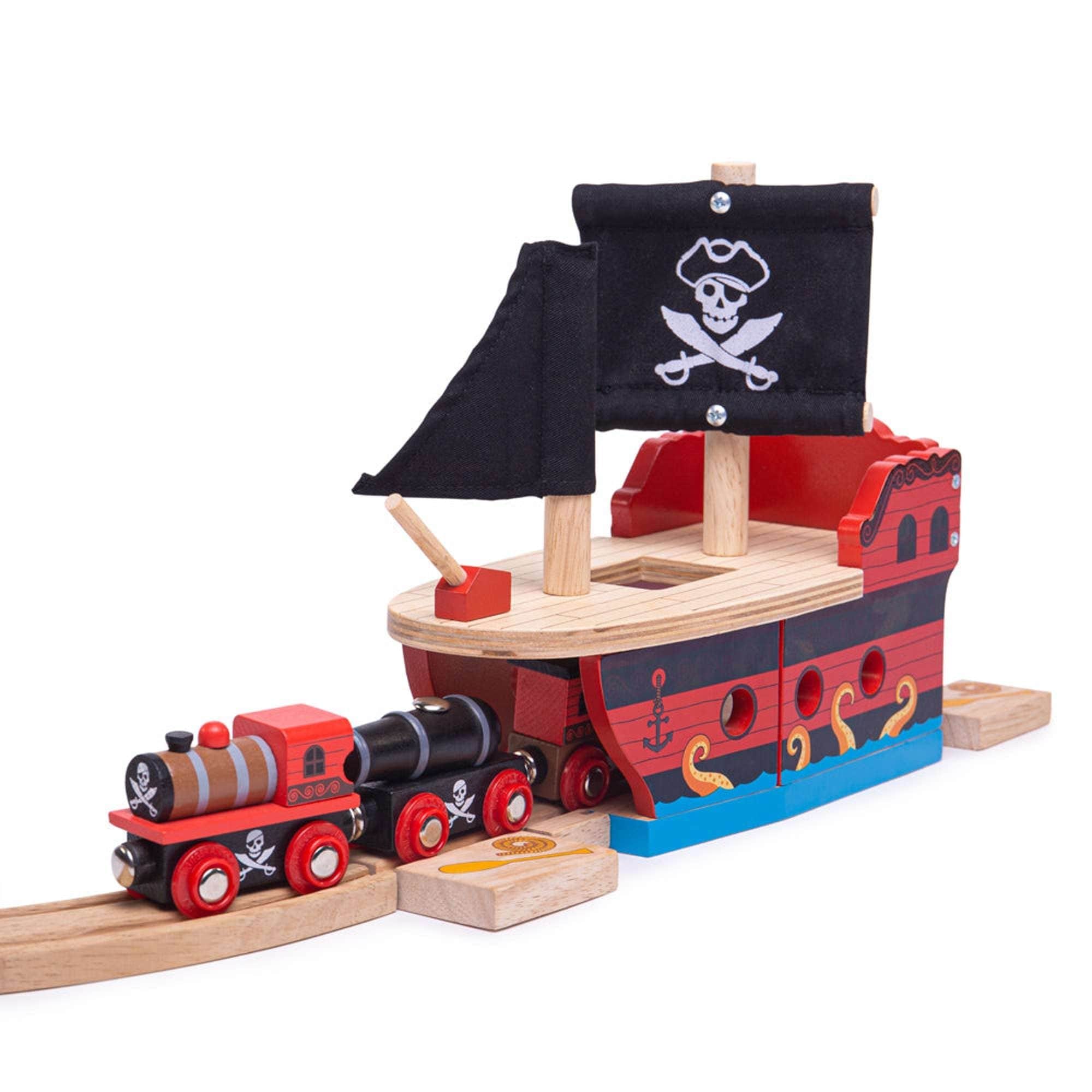 Bigjigs Rail Train Tunnel Bigjigs Rail Pirate Galleon Tunnel