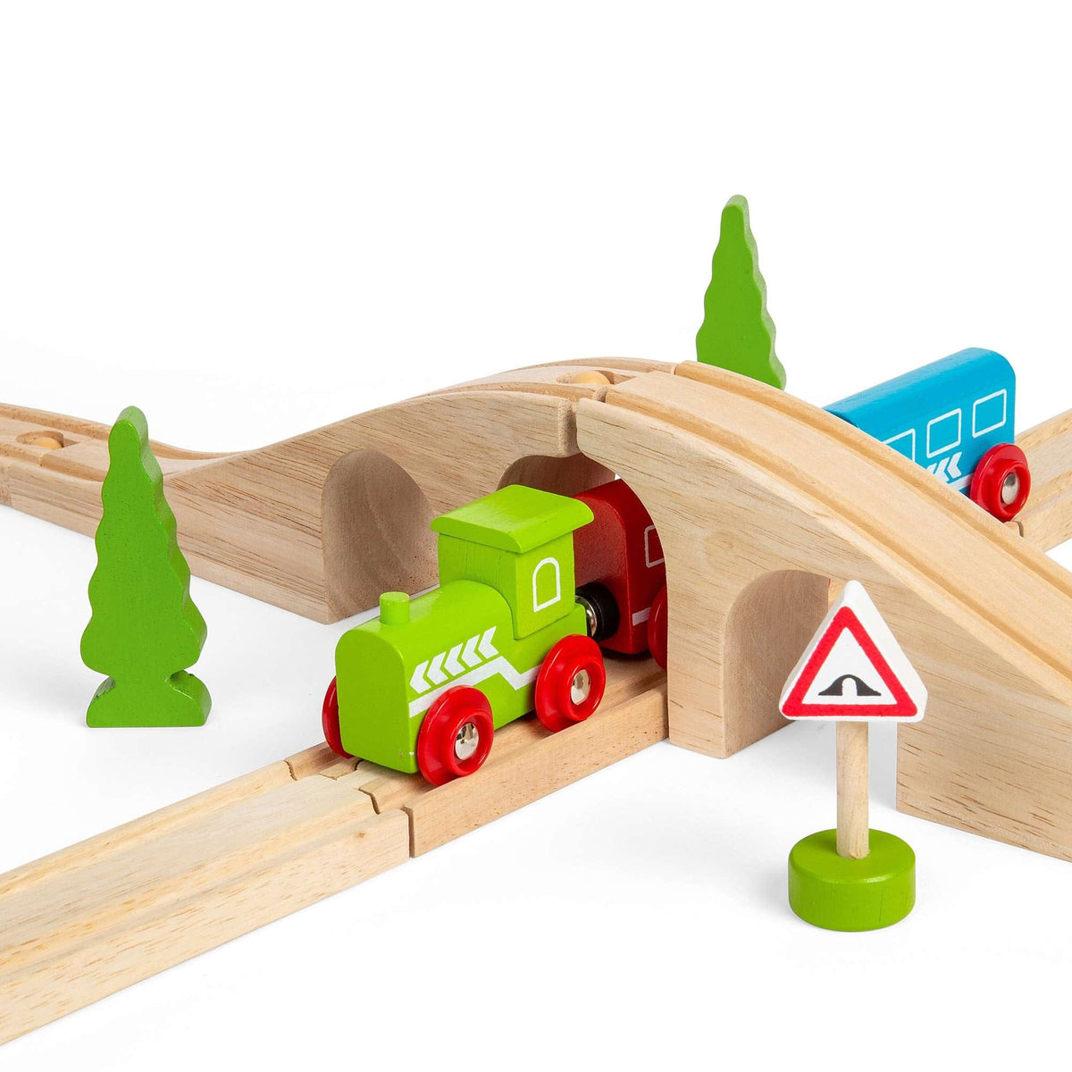 Bigjigs Rail Wooden Train Set Bigjigs Rail Figure of Eight Wooden Train Set