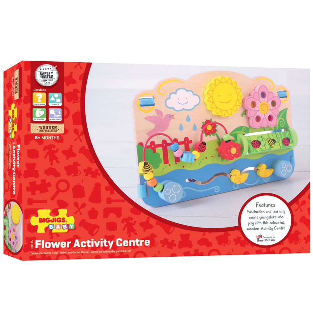 Bigjigs Toys Activity Centre Bigjigs Toys Flower Activity Centre