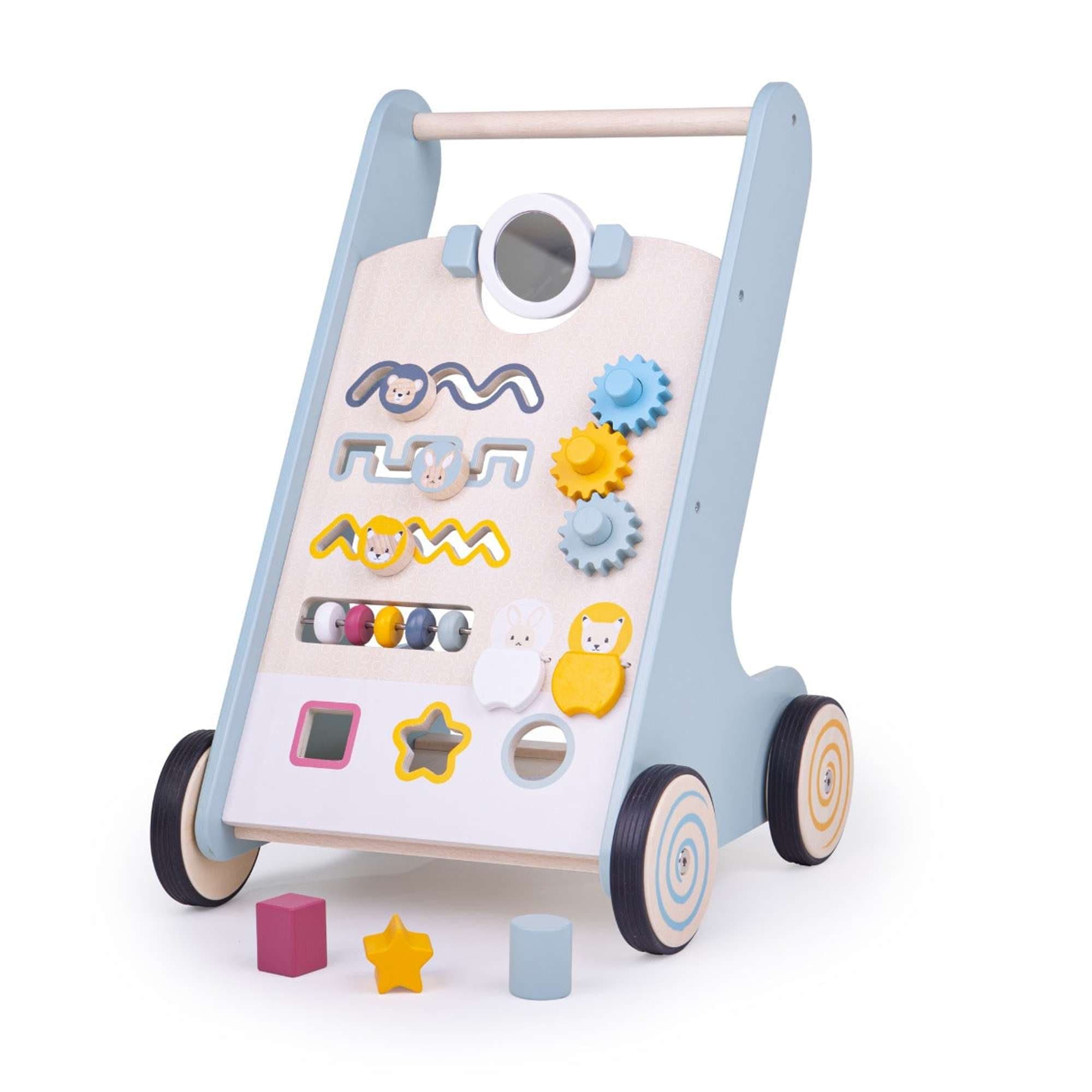 Bigjigs Toys Baby Walker Bigjigs Toys Sustainable Wooden Activity Baby Walker