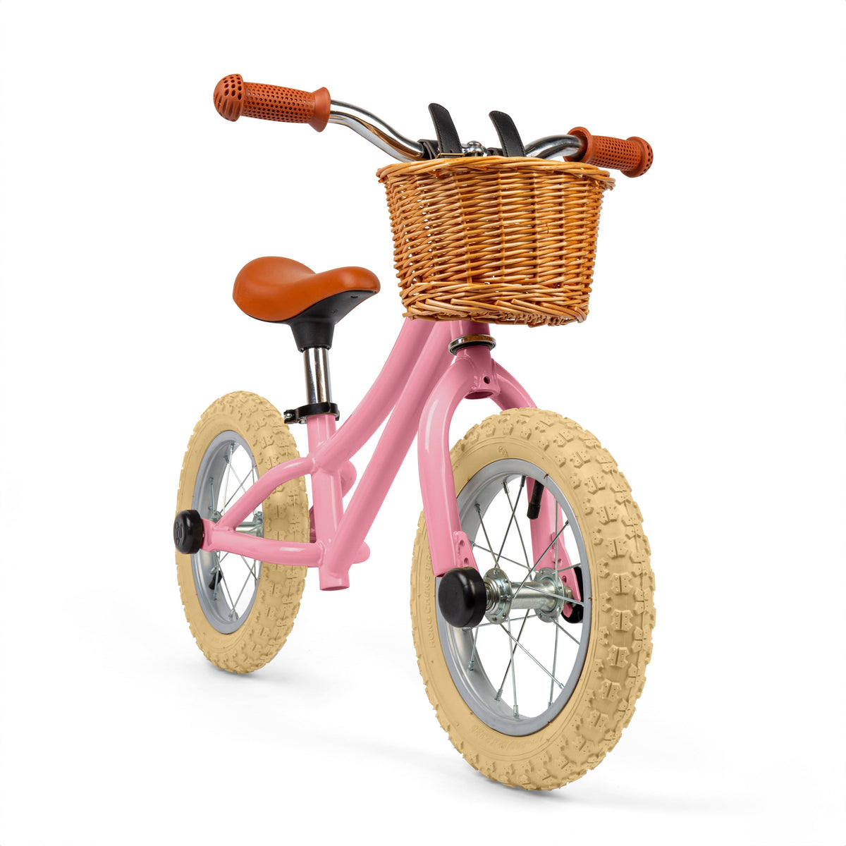 Bigjigs Toys Balance Bike Bigjigs Toys Balance Bike with Basket - Pink