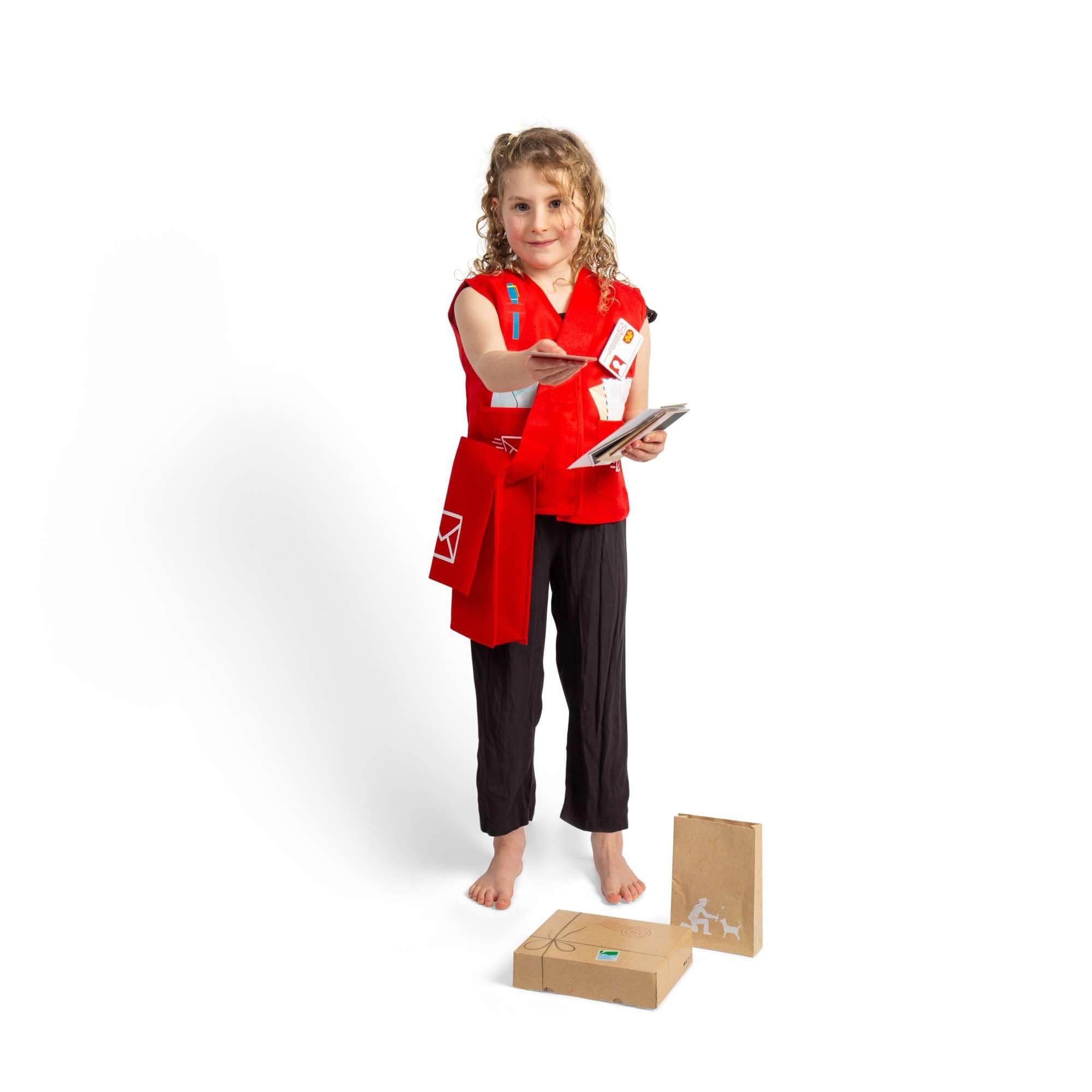 Bigjigs Toys Bigjigs Toys Mail Carrier Dress Up
