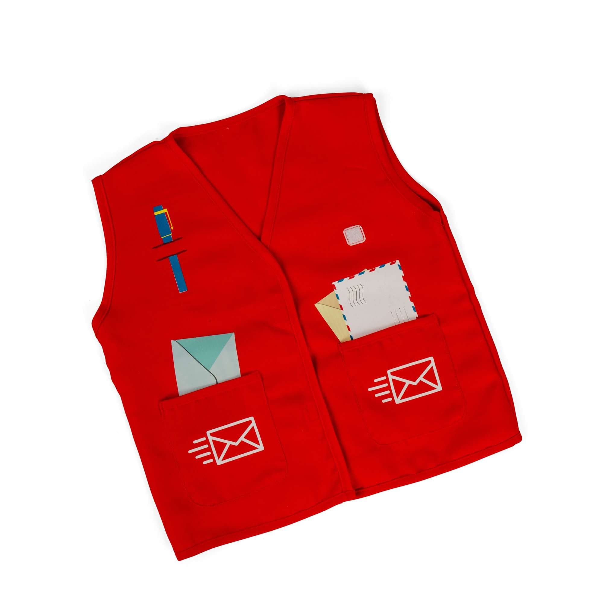 Bigjigs Toys Bigjigs Toys Mail Carrier Dress Up