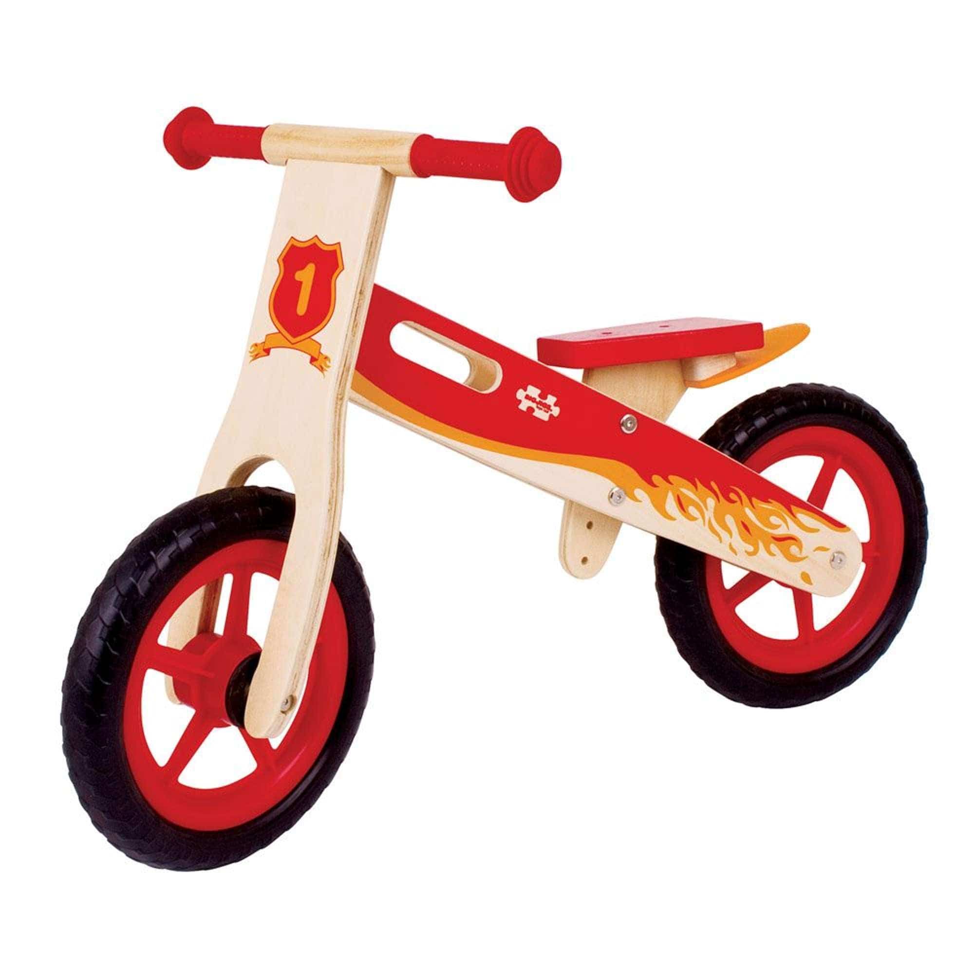 Bigjigs Toys Bigjigs Toys My First Balance Bike (Red)