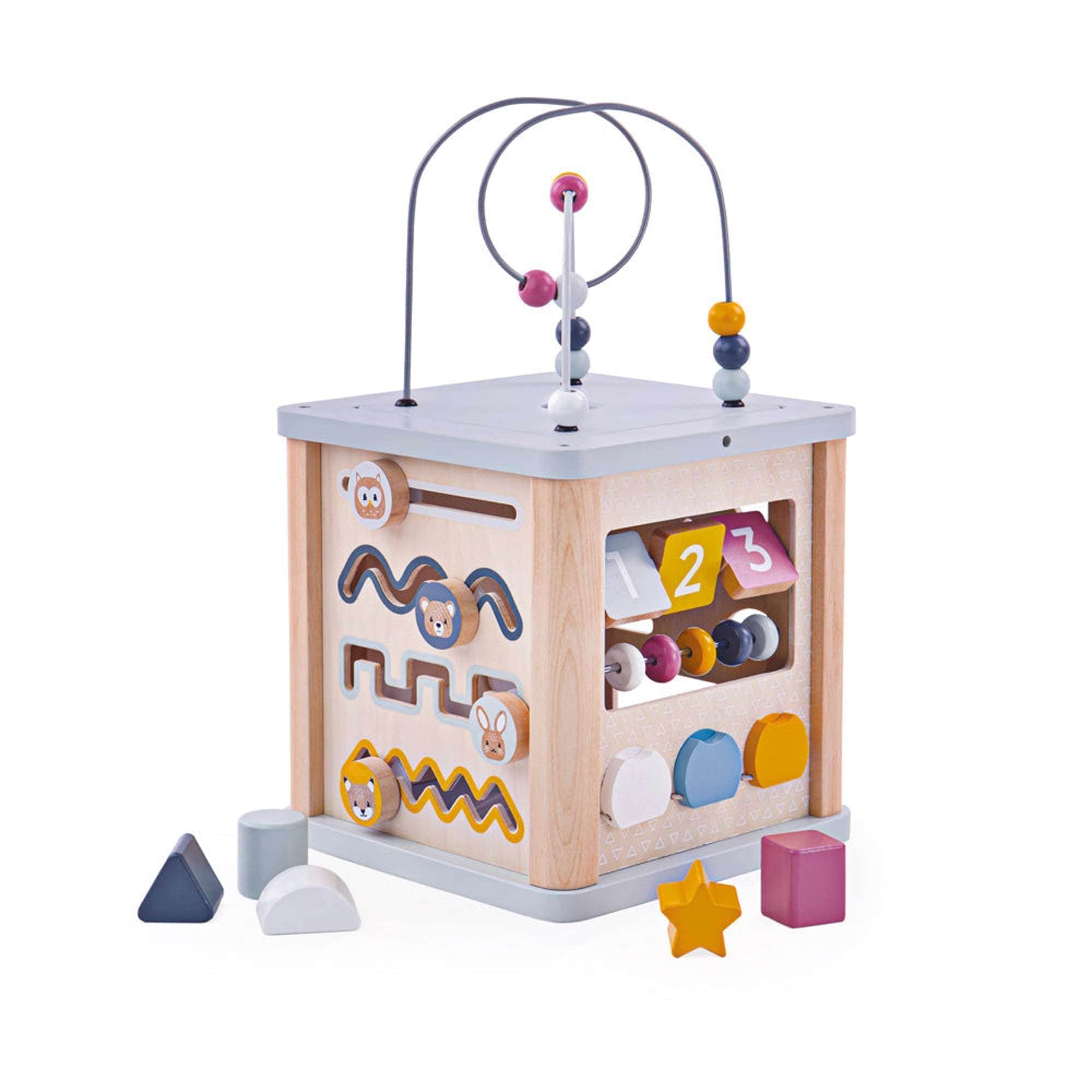 Bigjigs Toys Bigjigs Toys Sustainable Wooden Activity Cube