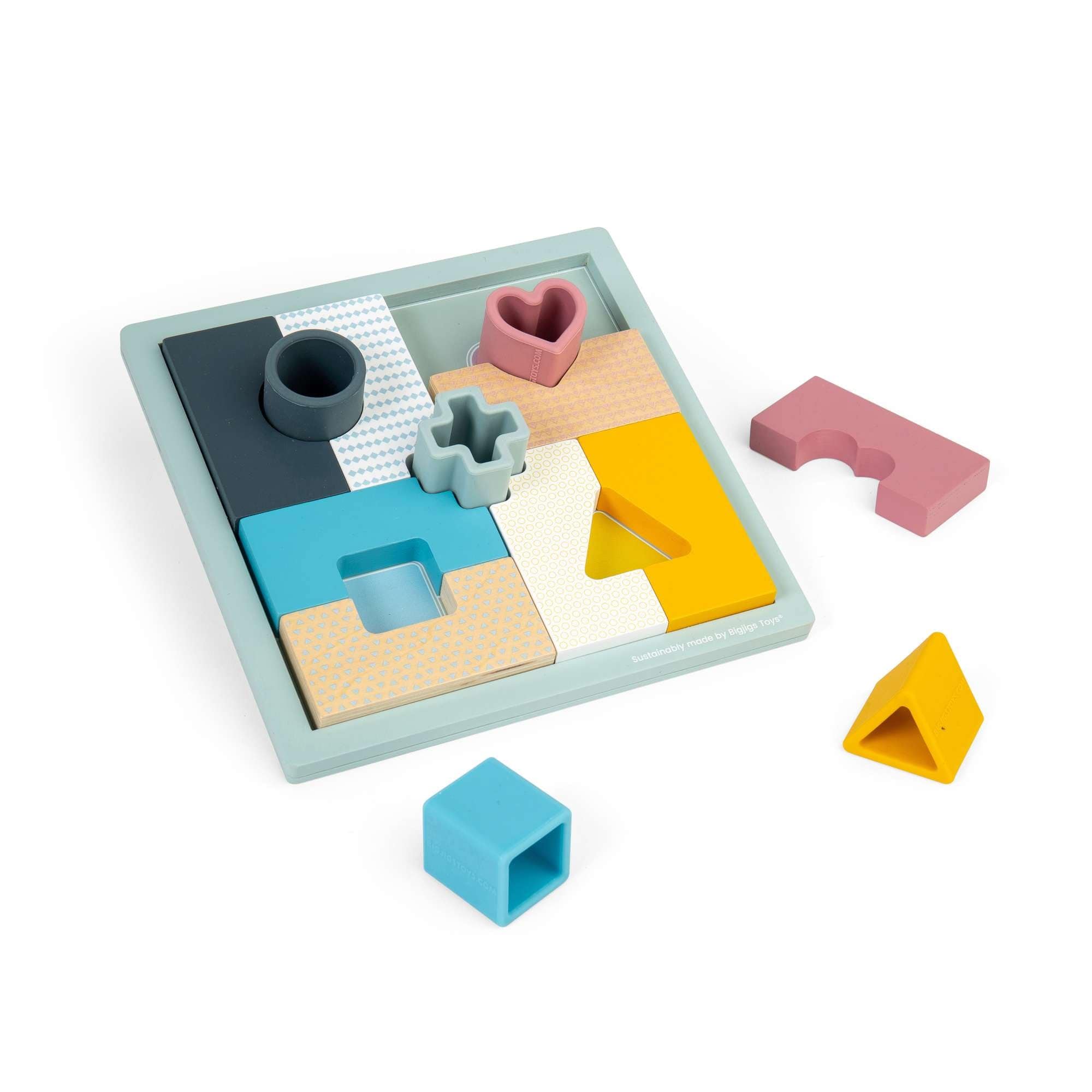 Bigjigs Toys Bigjigs Toys Sustainable Wooden Mosaic Puzzle