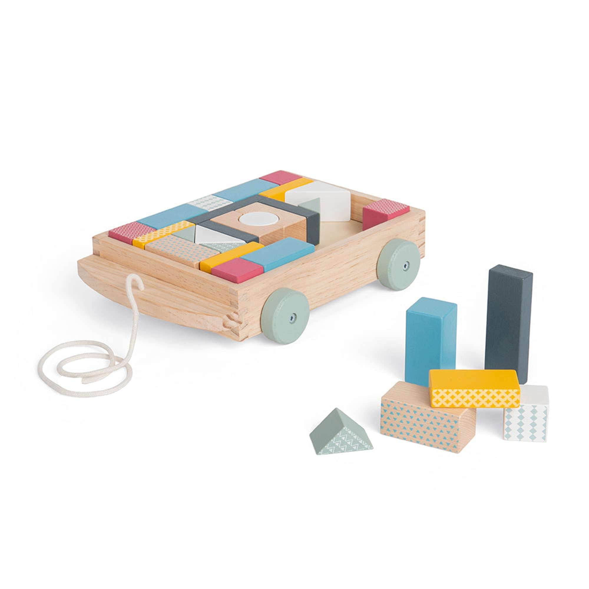 Bigjigs Toys Bigjigs Toys Wooden Brick Cart