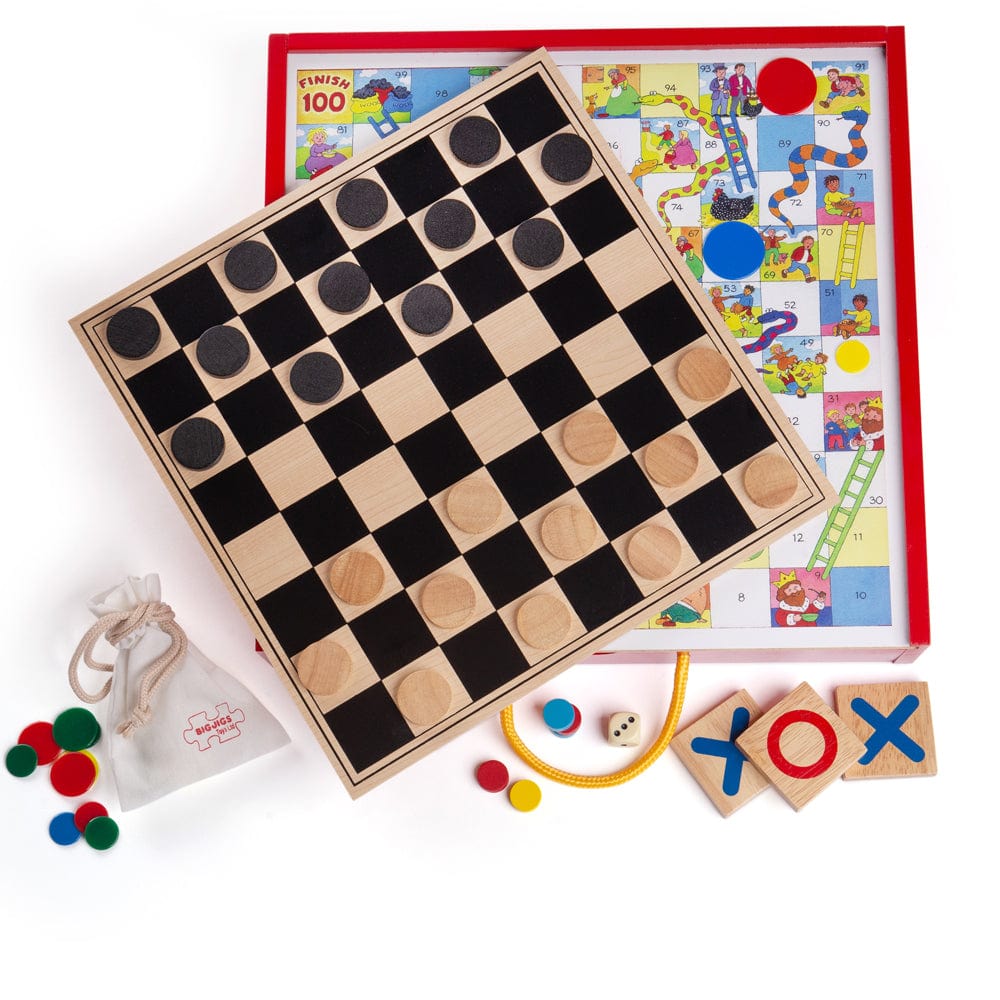 Bigjigs Toys Bigjigs Toys Wooden Games Compendium
