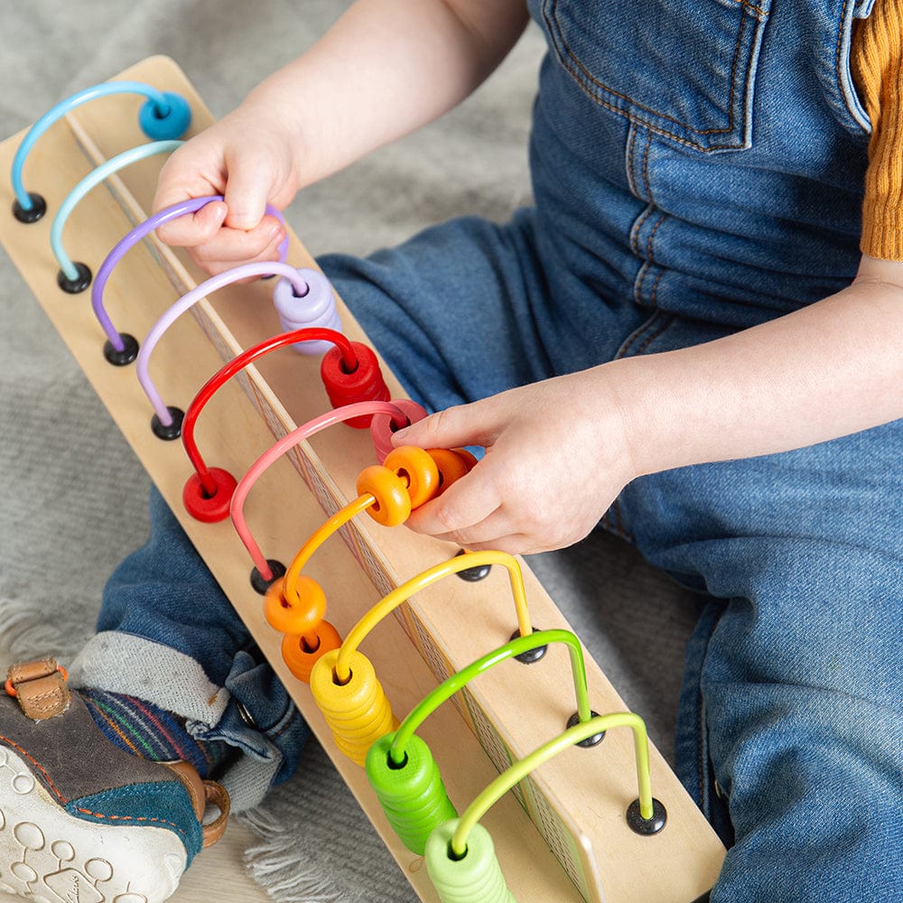 Bigjigs Toys Bigjigs Toys Wooden Rainbow Counting Abacus