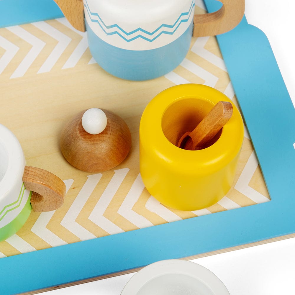 Bigjigs Toys Bigjigs Toys Wooden Tea Tray Set