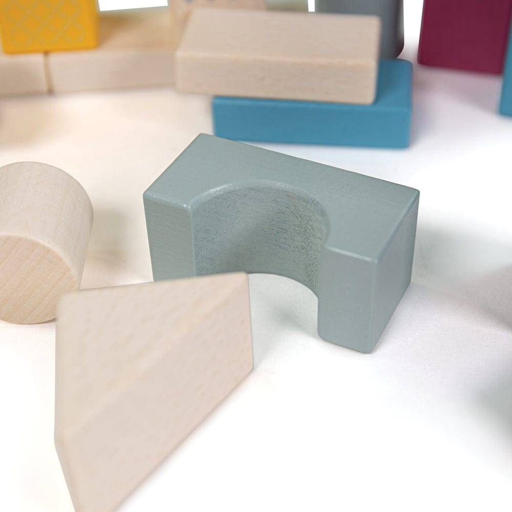 Bigjigs Toys Blocks Bigjigs Toys Drum of 50 Wooden Blocks - FSC 100%