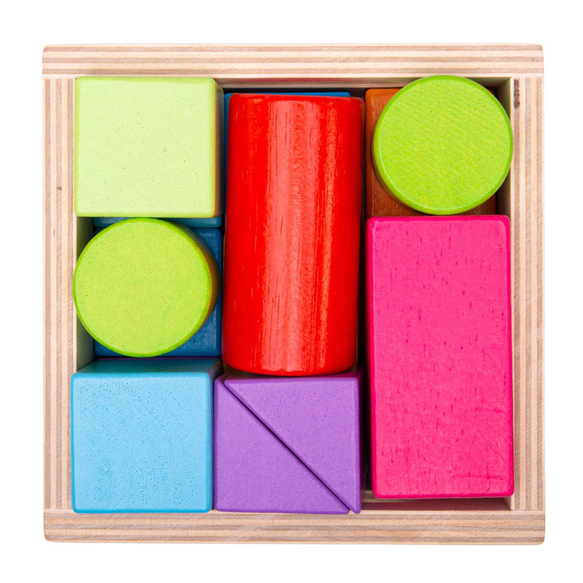 Bigjigs Toys Building Blocks Bigjigs Toys Wooden First Building Blocks