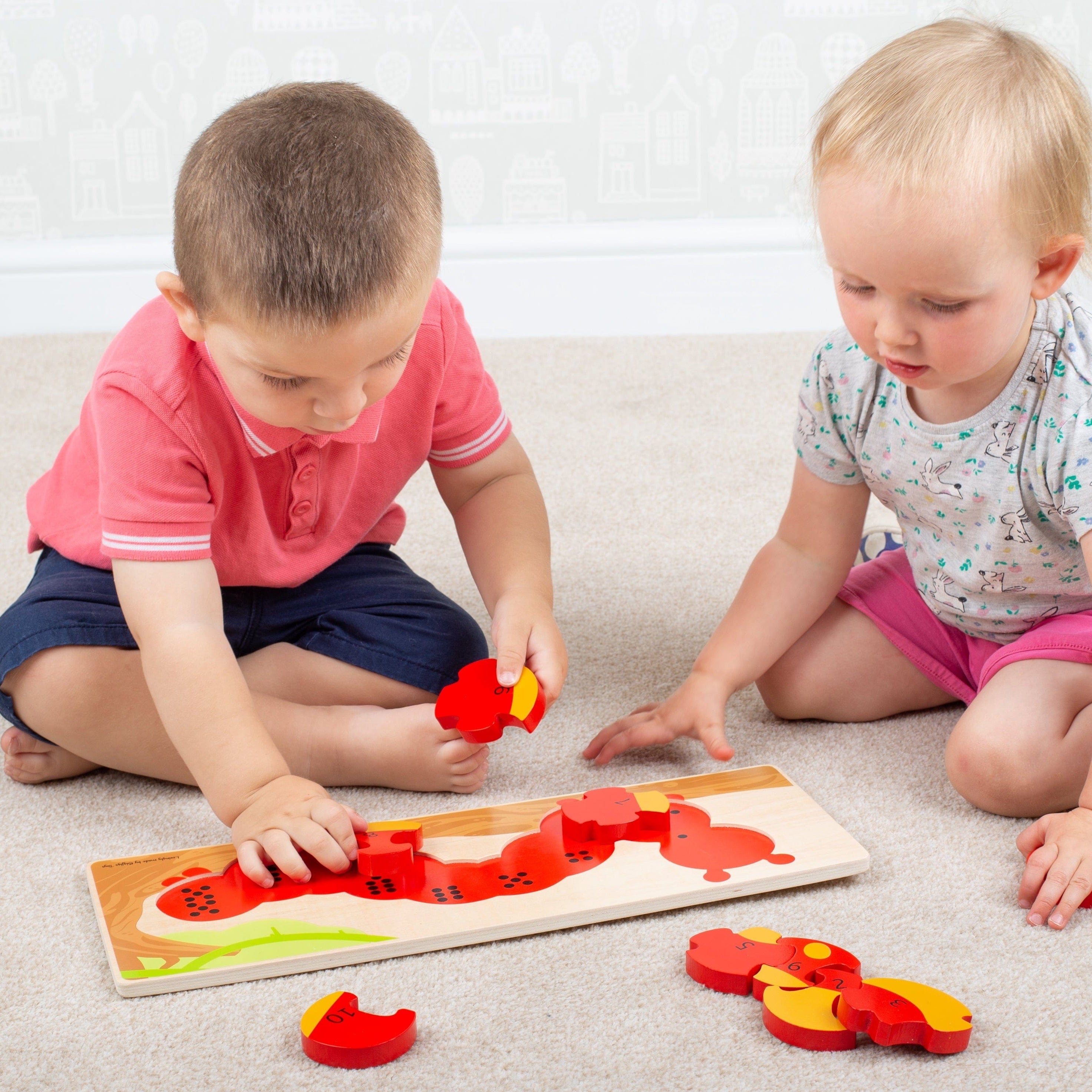 Bigjigs Toys Caterpillar Number Puzzle