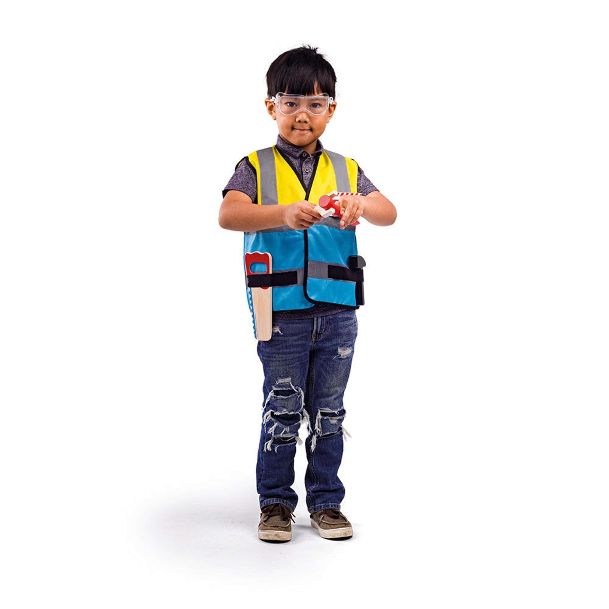 Bigjigs Toys Costume Bigjigs Toys Builder Dress Up Costume (Without Helmet)
