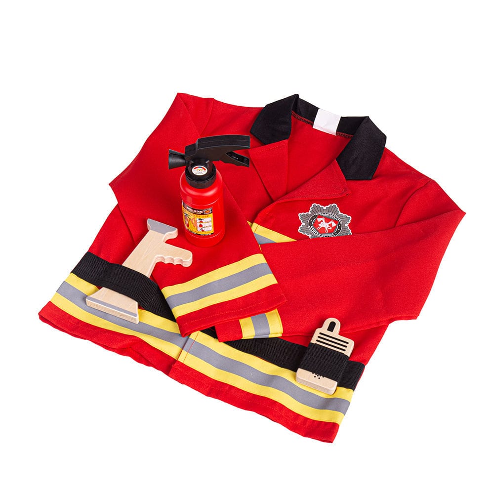 Bigjigs Toys Costume Bigjigs Toys Firefighter Dress Up Costume (Without Helmet)