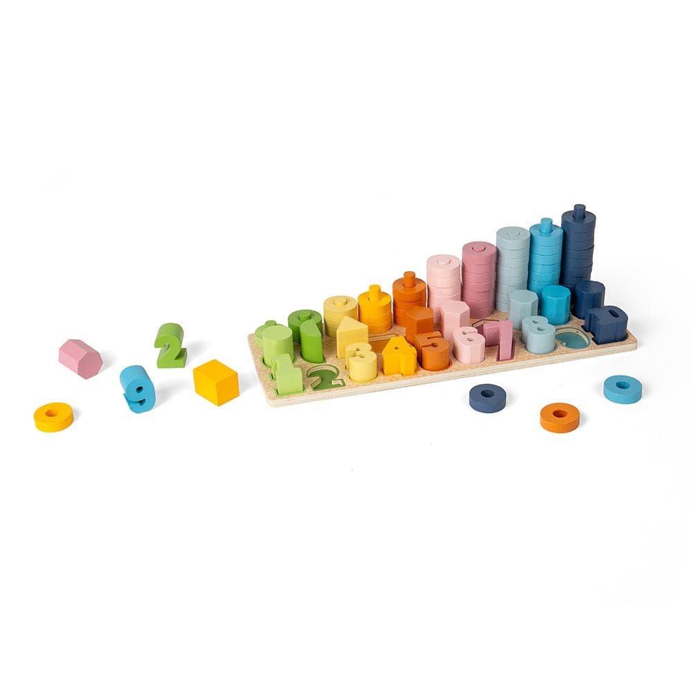 Bigjigs Toys Counting Board Bigjigs Toys Wooden Counting Board