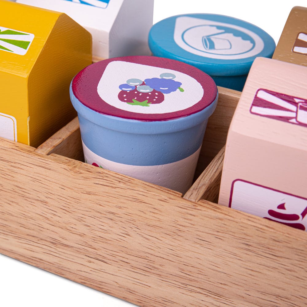Bigjigs Toys Dairy Delivery Set