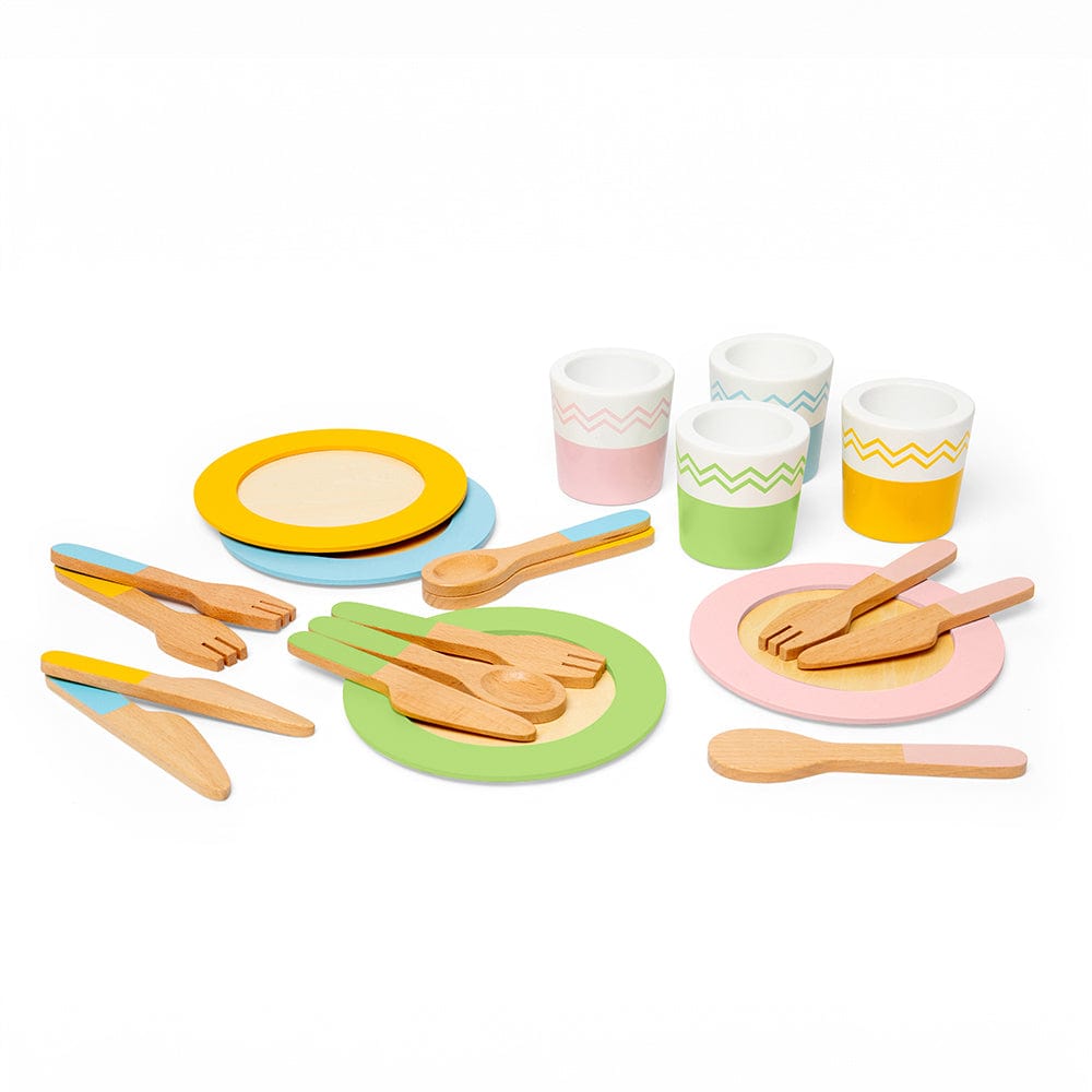 Bigjigs Toys Dinner Service Set
