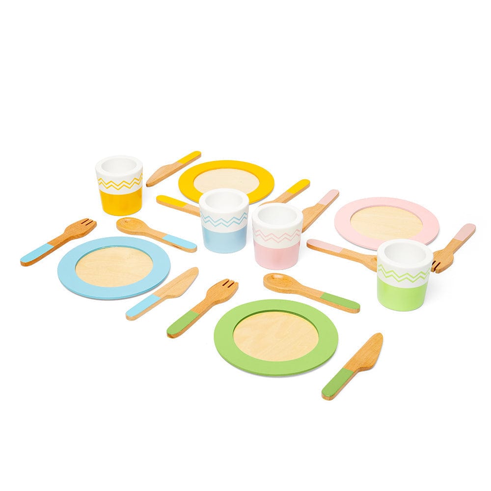 Bigjigs Toys Dinner Service Set
