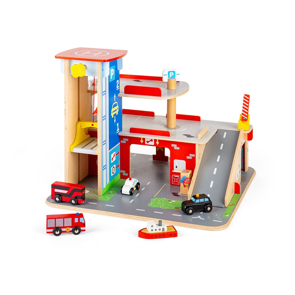 Bigjigs Toys Garage Toy Bundle