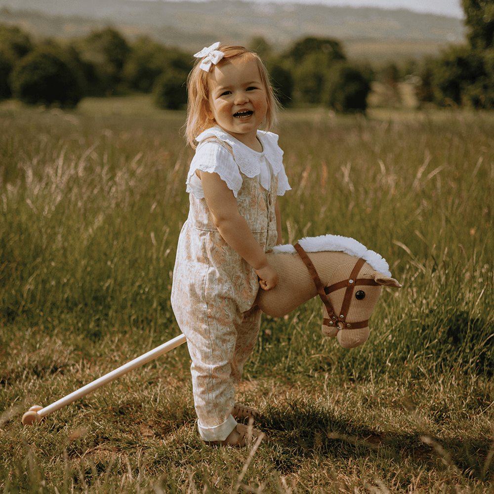 Bigjigs Toys Hobby Horse Bigjigs Toys Cord Wooden Hobby Horse