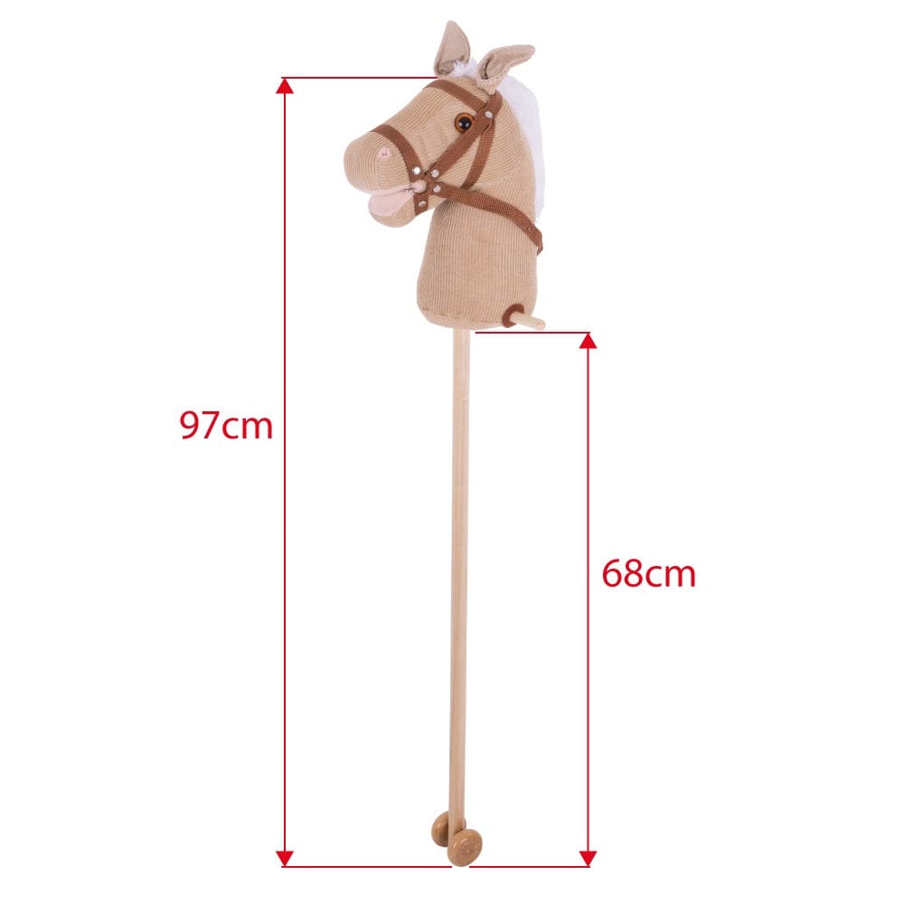 Bigjigs Toys Hobby Horse Bigjigs Toys Cord Wooden Hobby Horse
