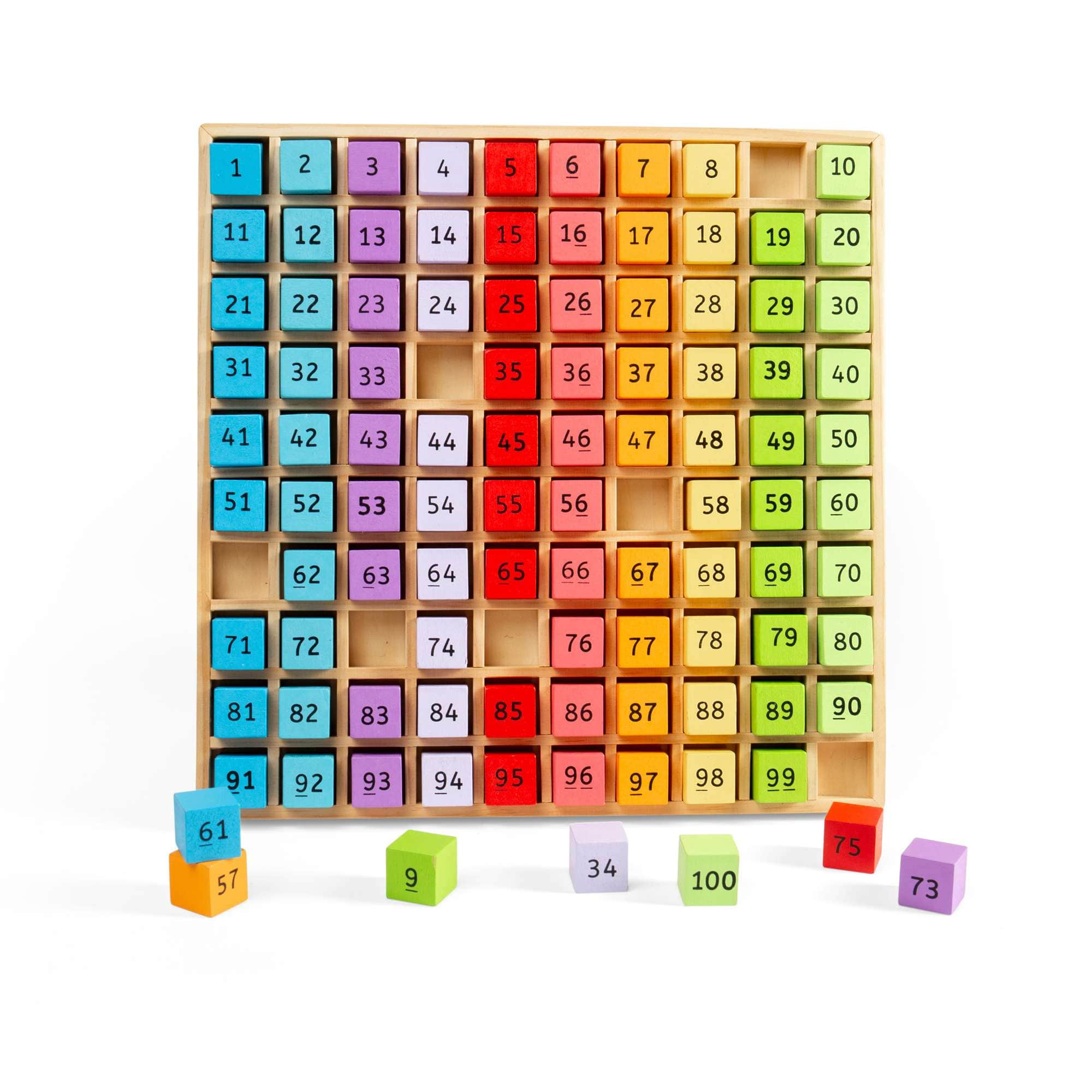 Bigjigs Toys Math Toys Bigjigs Toys Wooden Number Tray