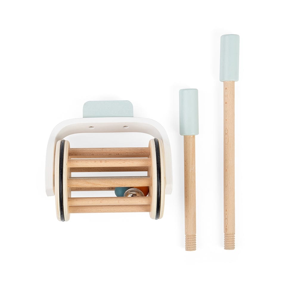 Bigjigs Toys Musical Toys Bigjigs Toys Wooden Push Along Musical Roller