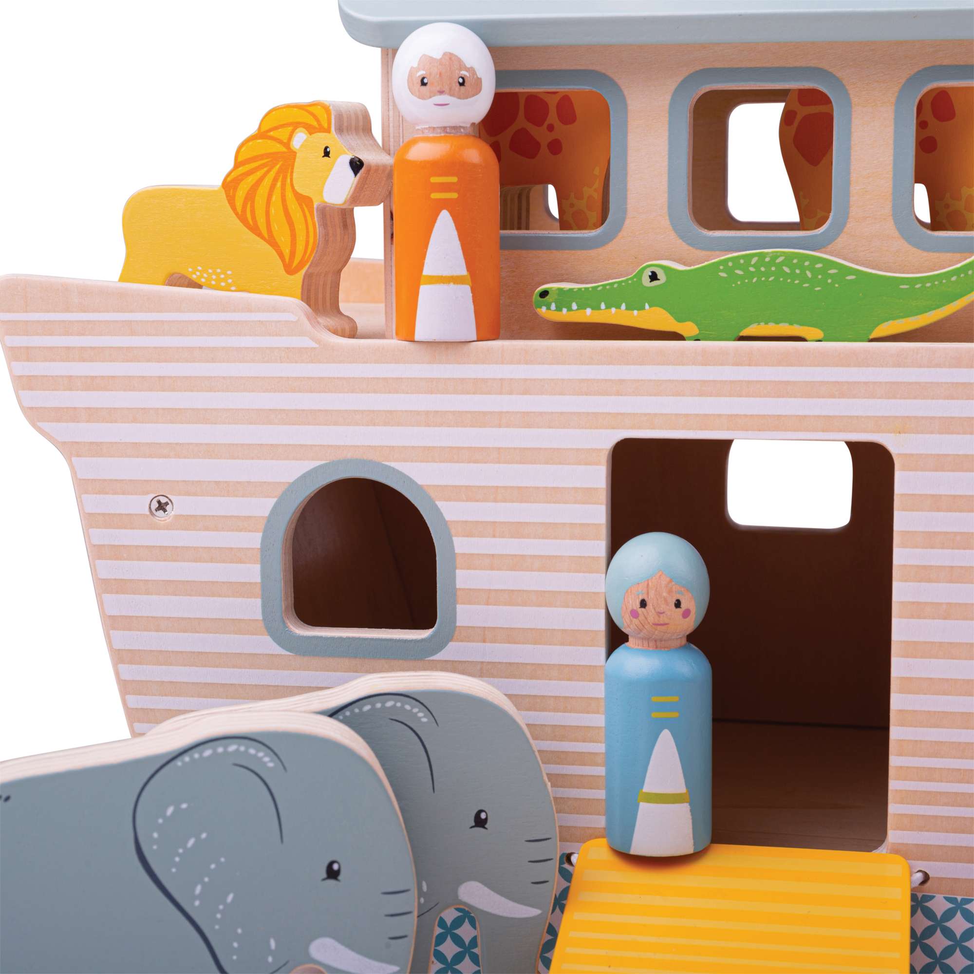 Bigjigs Toys Noah's Ark Toy Bigjigs Toys Sustainable Wooden Noah's Ark