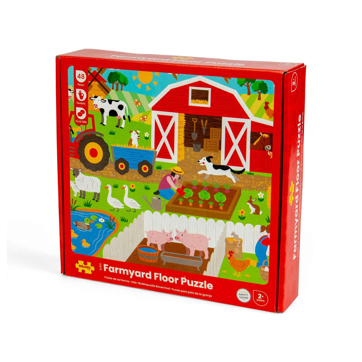 Bigjigs Toys Puzzle Bigjigs Toys Farmyard Floor Puzzle - 48 Pieces