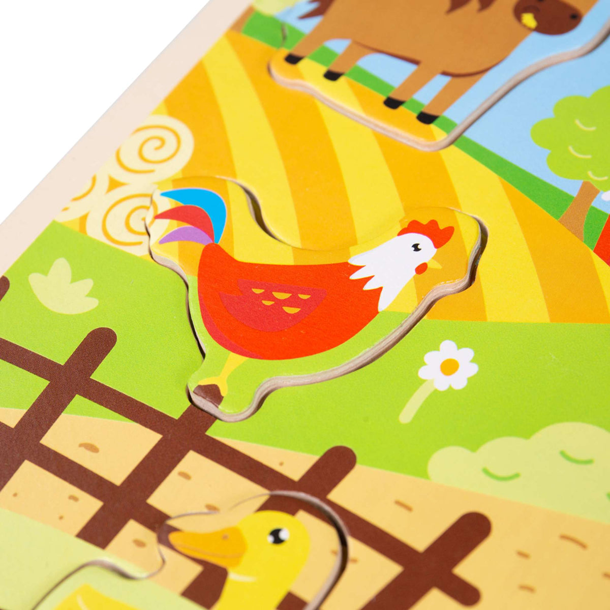 Bigjigs Toys Puzzle Bigjigs Toys Wooden Farm Sounds Puzzle