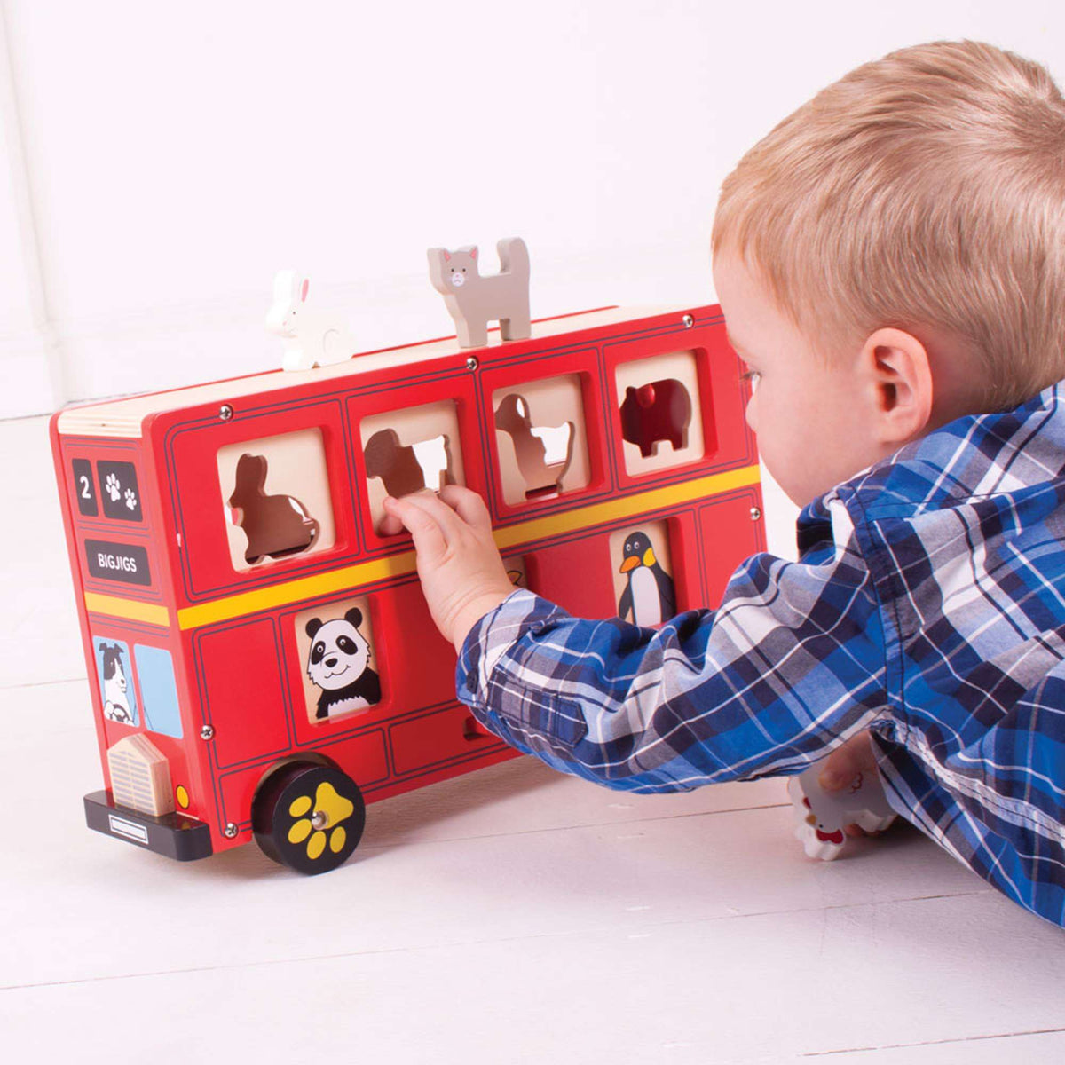 Bigjigs Toys Shape Sorter Bigjigs Toys Wooden Shape Sorter Bus