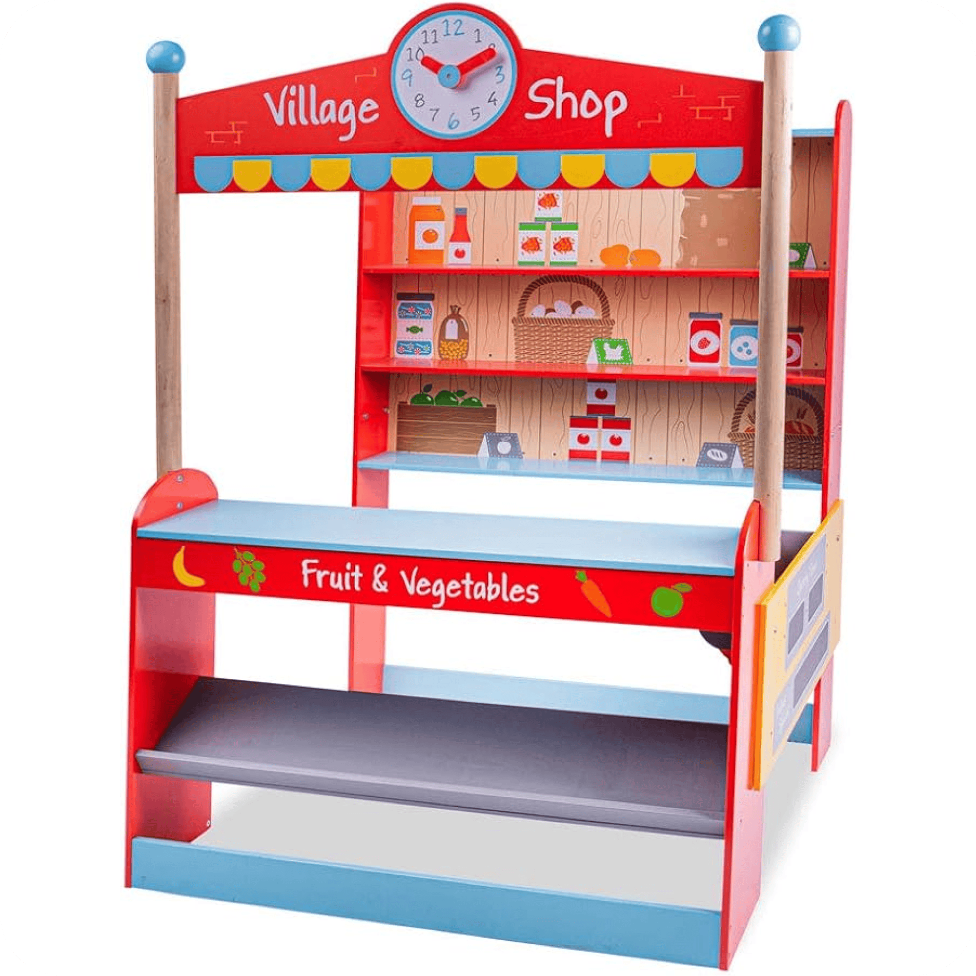 Bigjigs Toys Shop Bigjigs Toys Wooden Village Shop