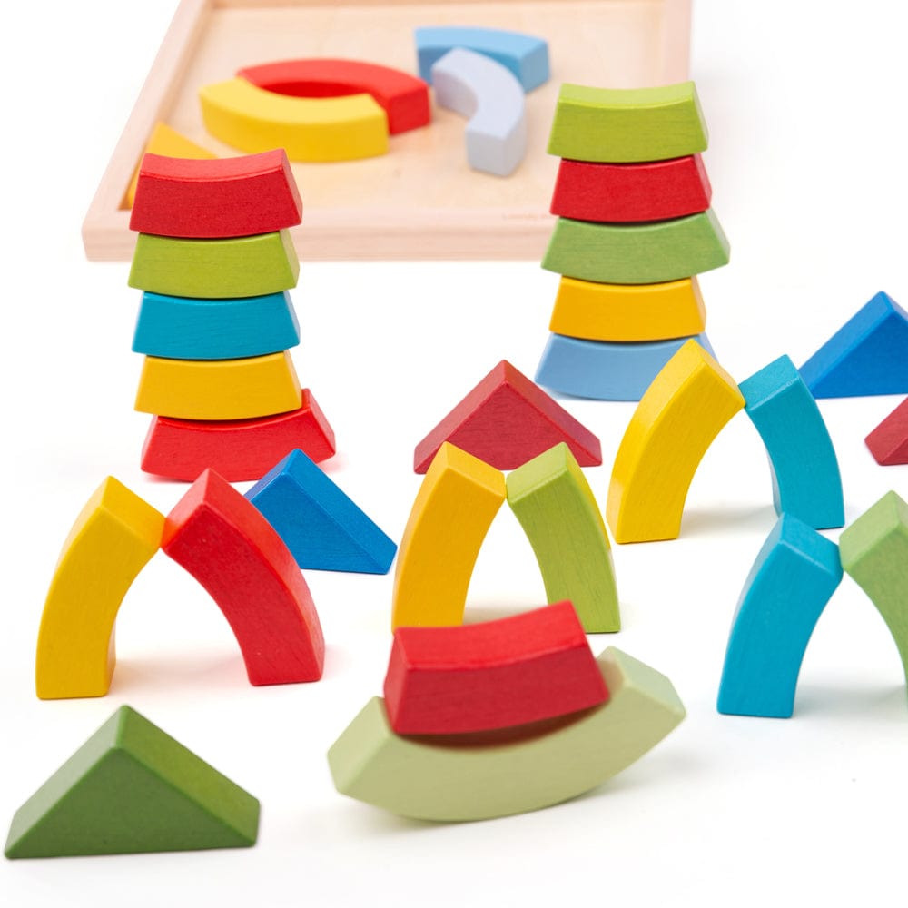 Bigjigs Toys Stacking Arches and Triangles