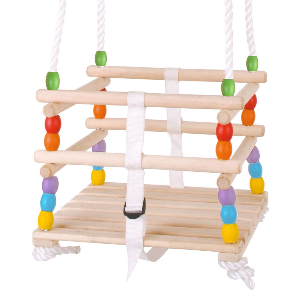 Bigjigs Toys Swing Bigjigs Toys Wooden Cradle Swing