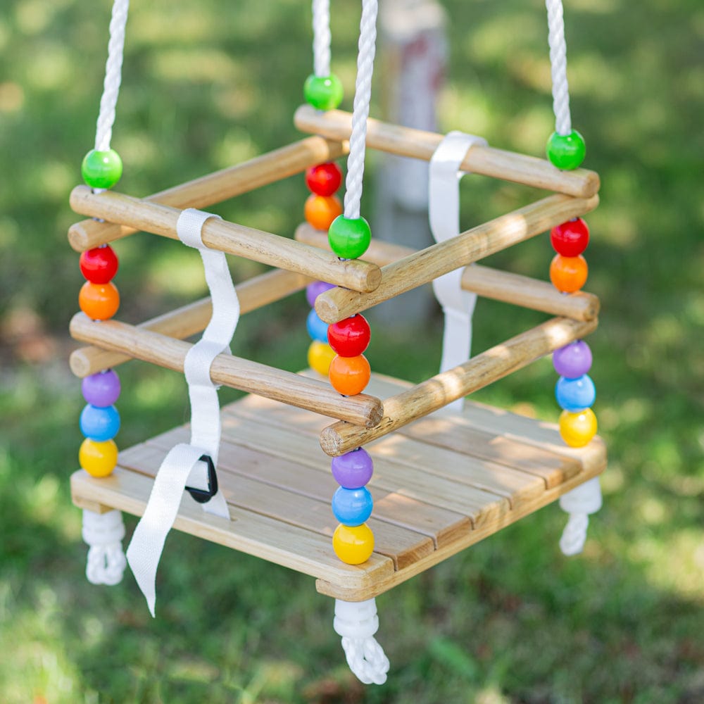 Bigjigs Toys Swing Bigjigs Toys Wooden Cradle Swing