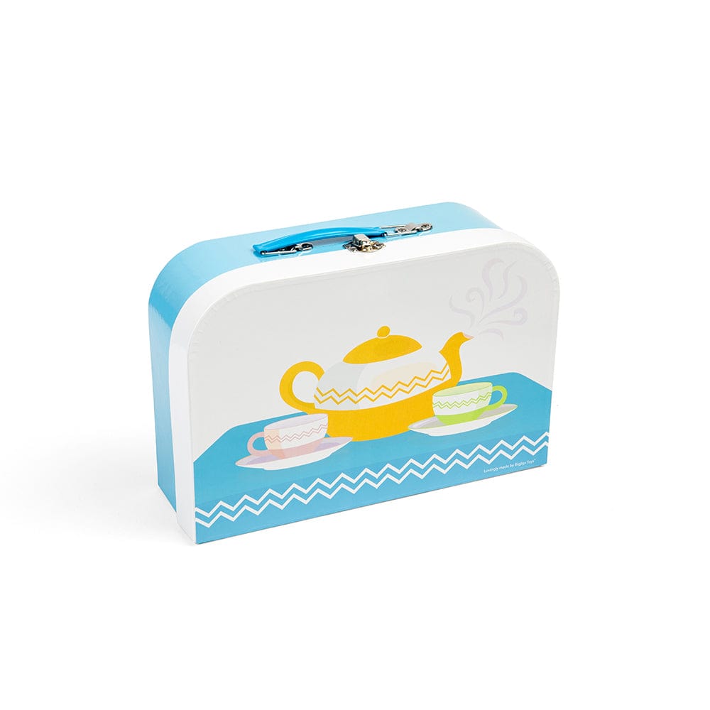 Bigjigs Toys Toy Tea Set Bigjigs Toys Tin Tea Set