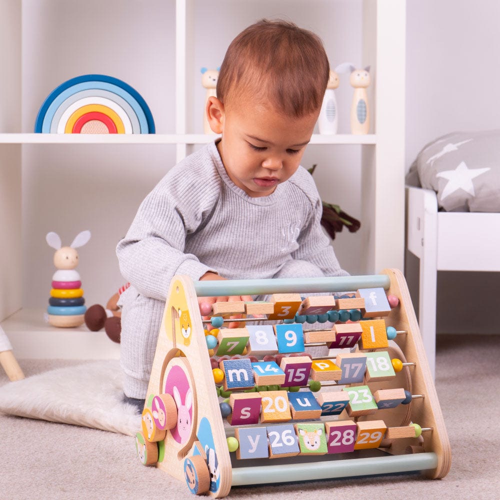 Bigjigs Toys Triangular Activity Centre - FSC 100%