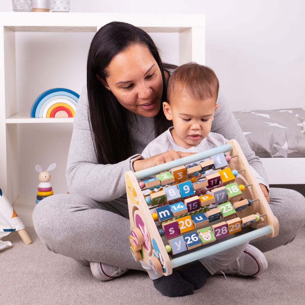 Bigjigs Toys Triangular Activity Centre - FSC 100%